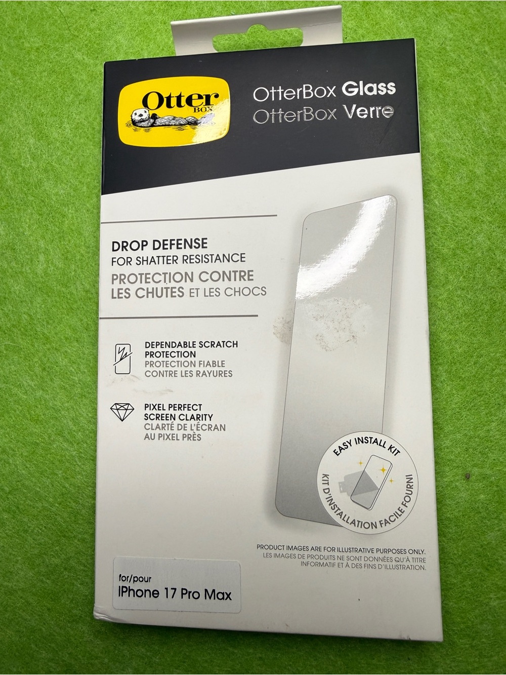 OtterBox Glass Screen Protector - Black & White Packaging
